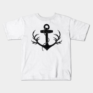 Antlered Anchor Kids T-Shirt